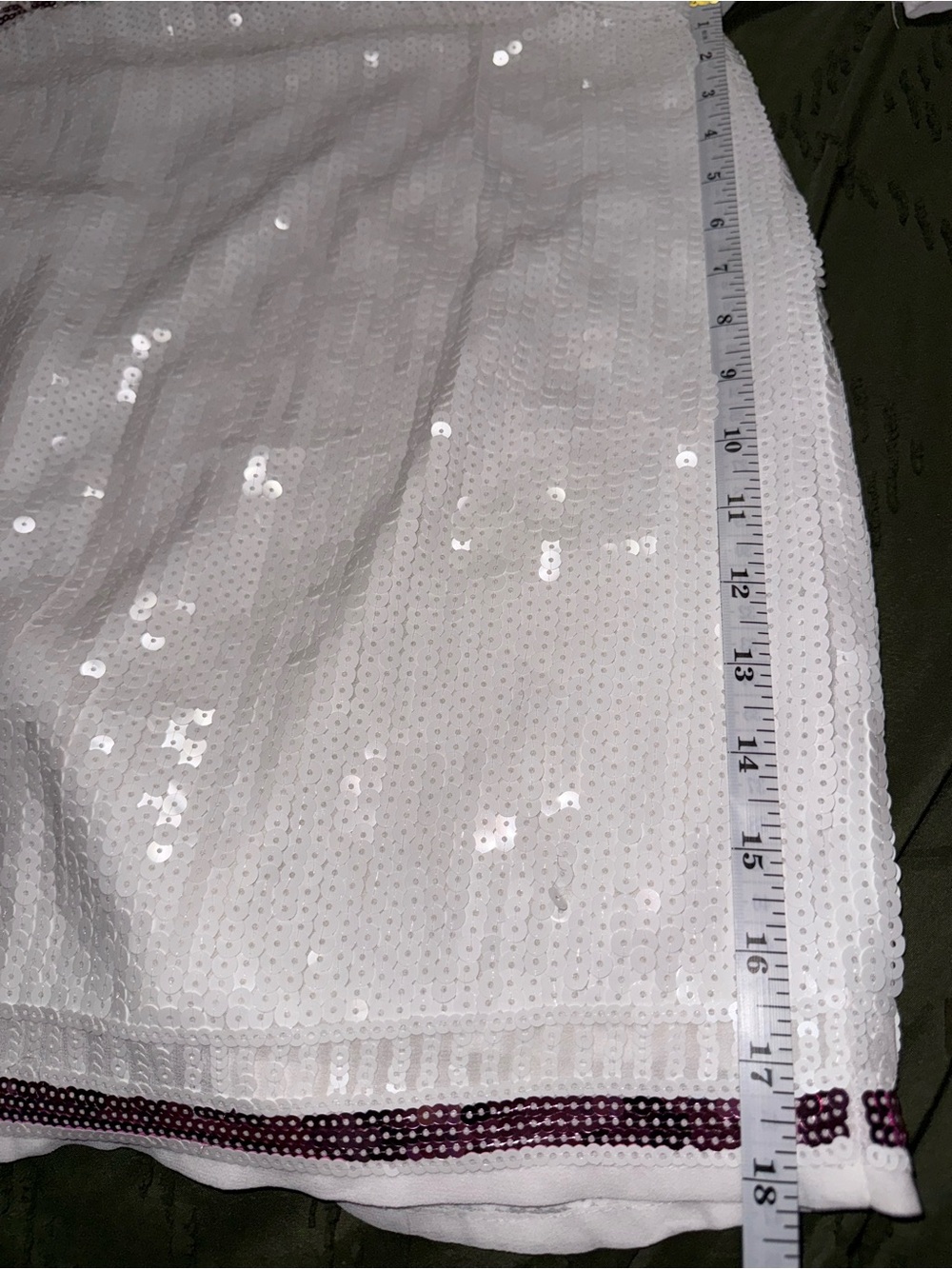 NWT ✨ Endless Rose By Antropologie White Sequins - Picture 6 of 6